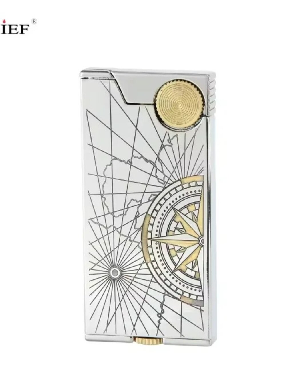 CHIEF Portable Laser Electroplating Process Pure Copper Lighter Compass New